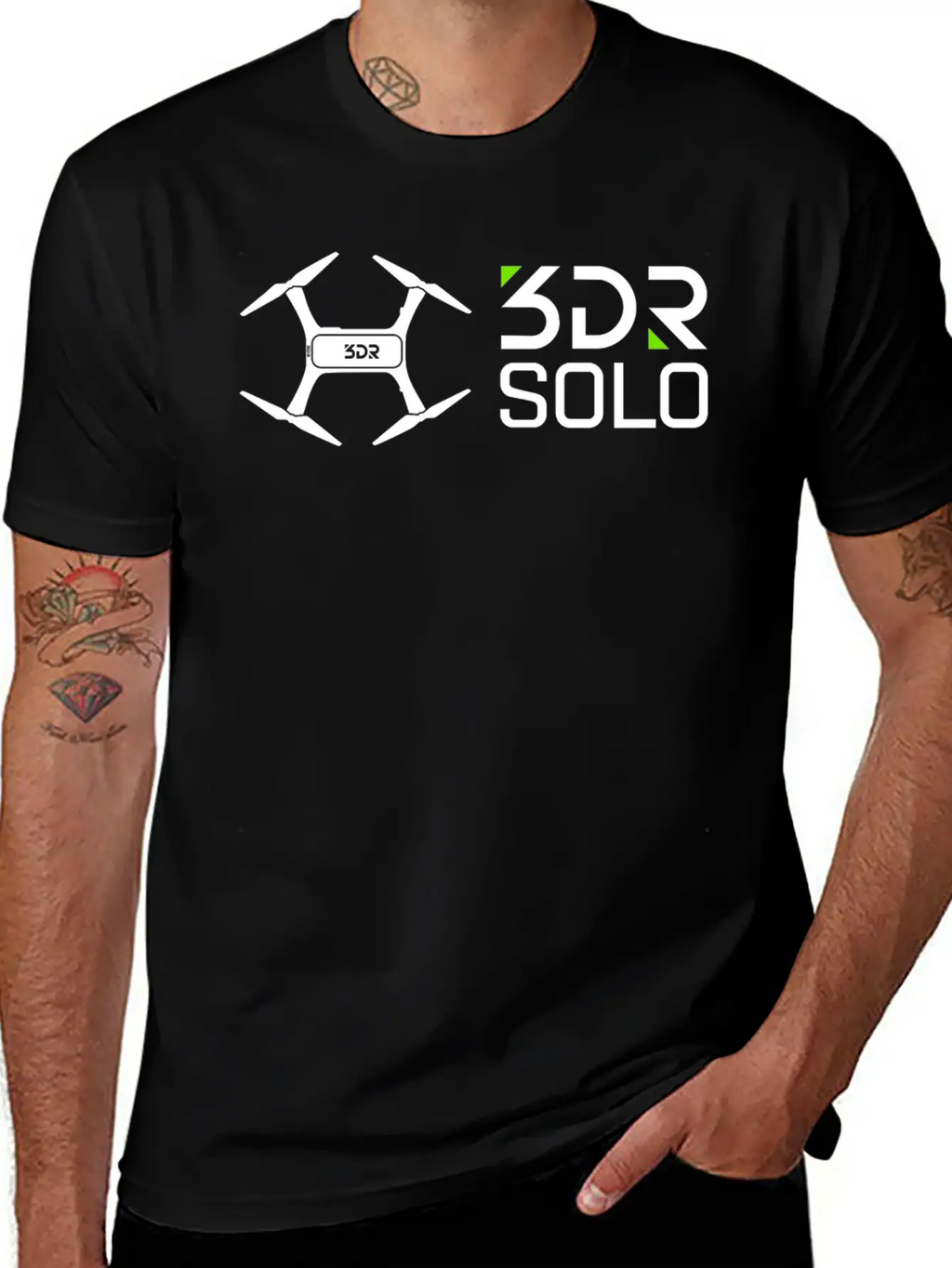 3DR SOLO Drone Stylish Everyday T-Shirt – Unisex Basic Cotton Tee