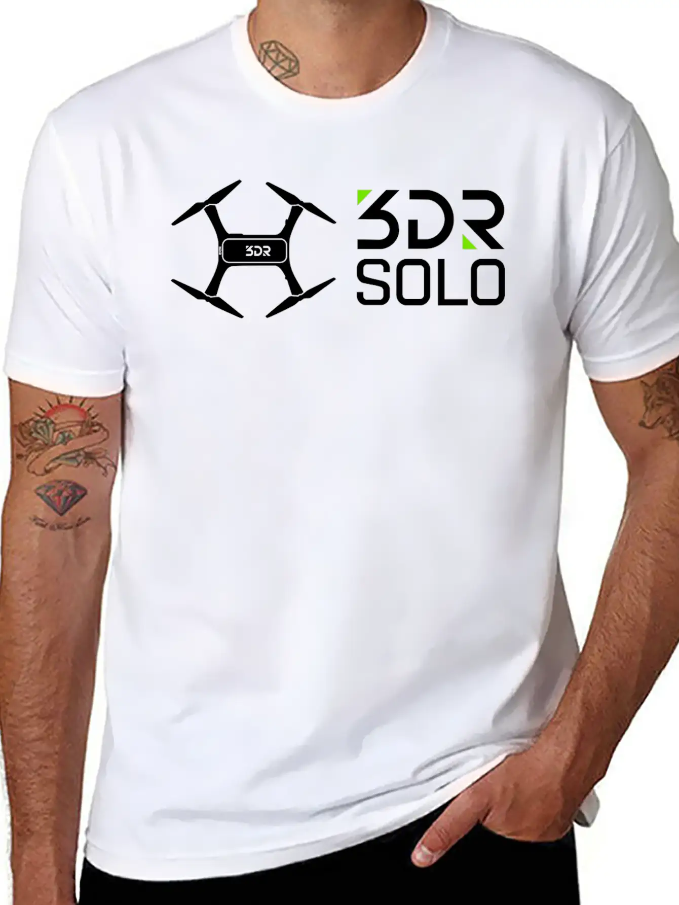 3DR SOLO Drone Stylish Everyday T-Shirt – Unisex Basic Cotton Tee