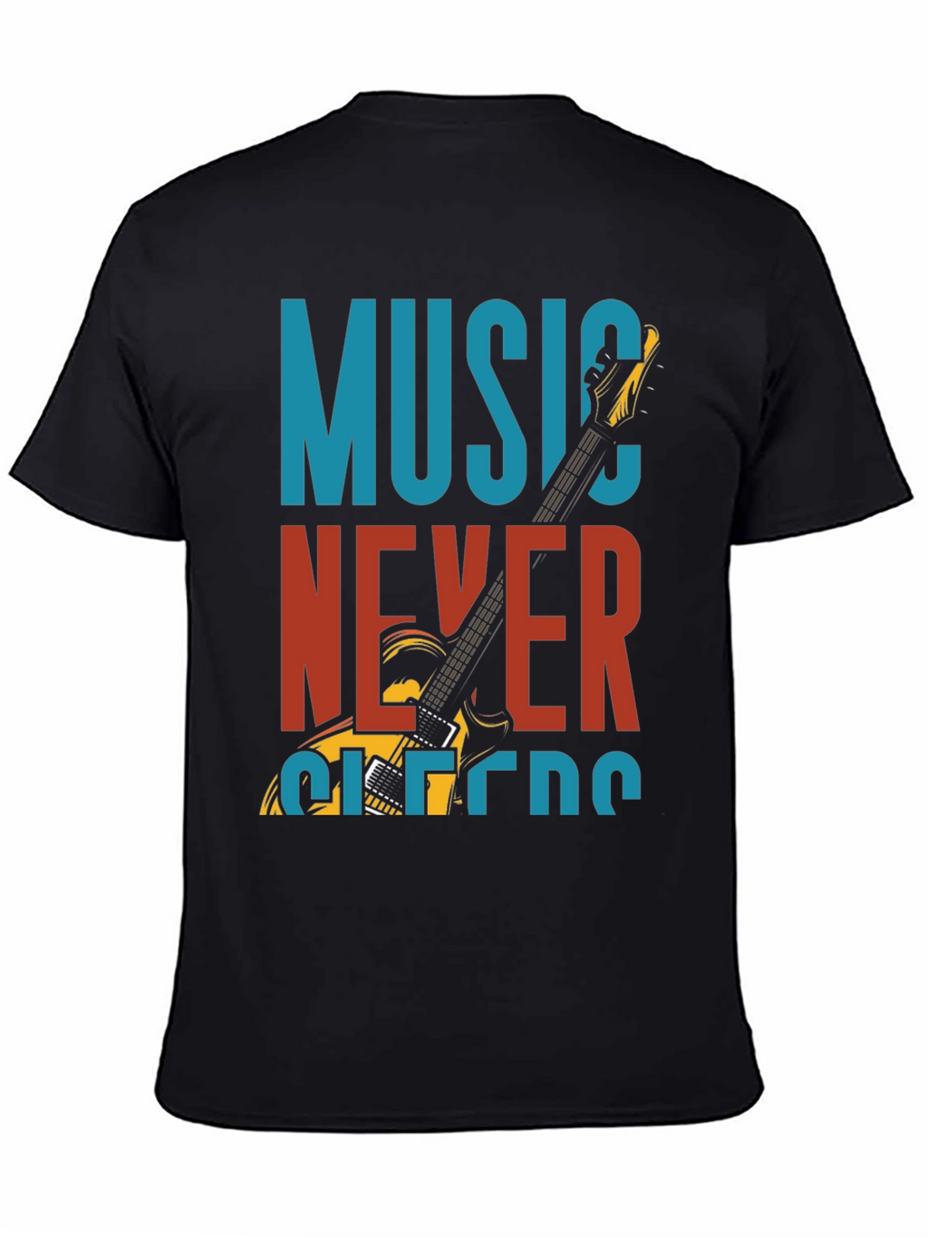 Music Never Sleeps Graphic T-Shirt