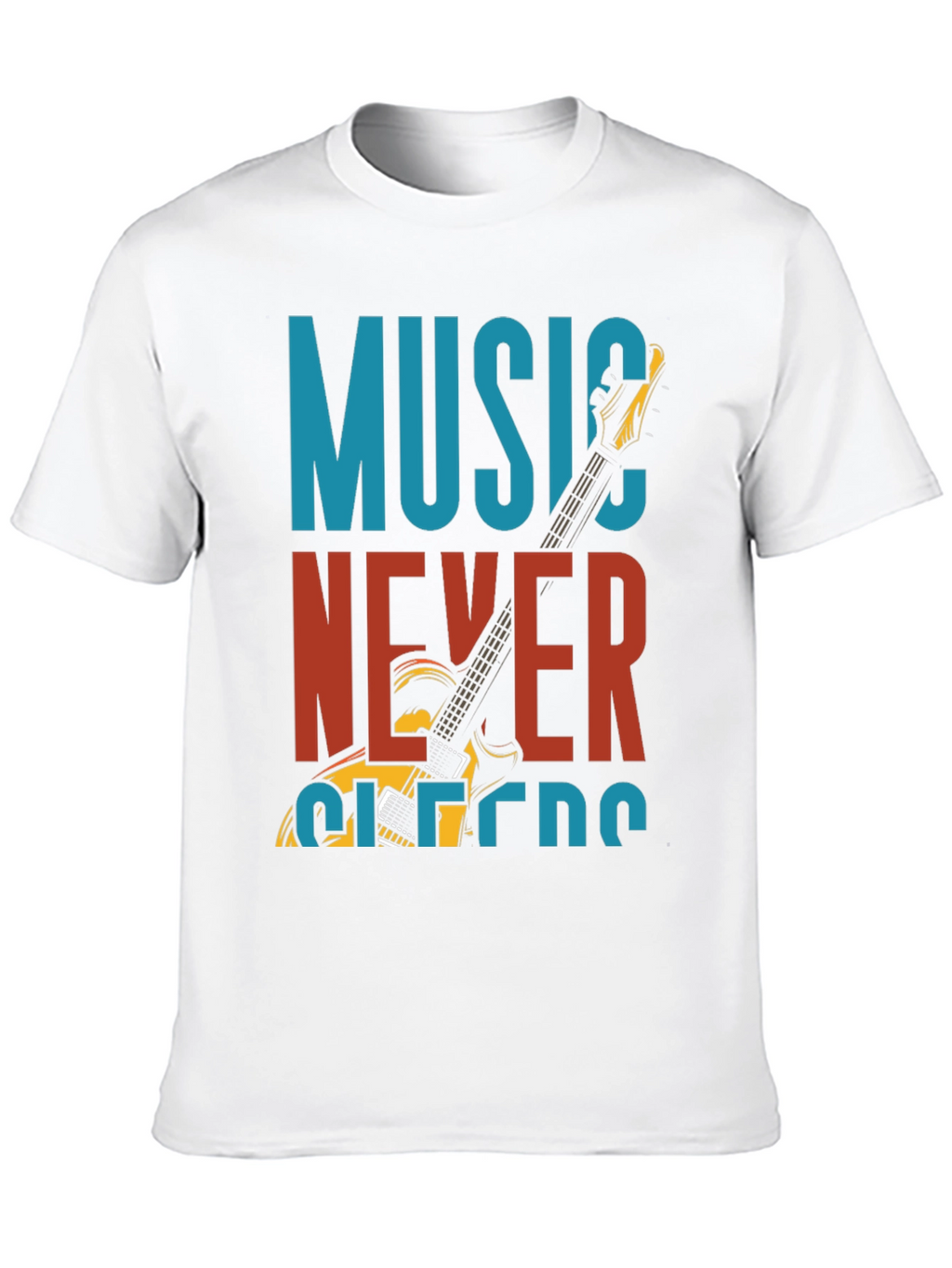 Music Never Sleeps Graphic T-Shirt