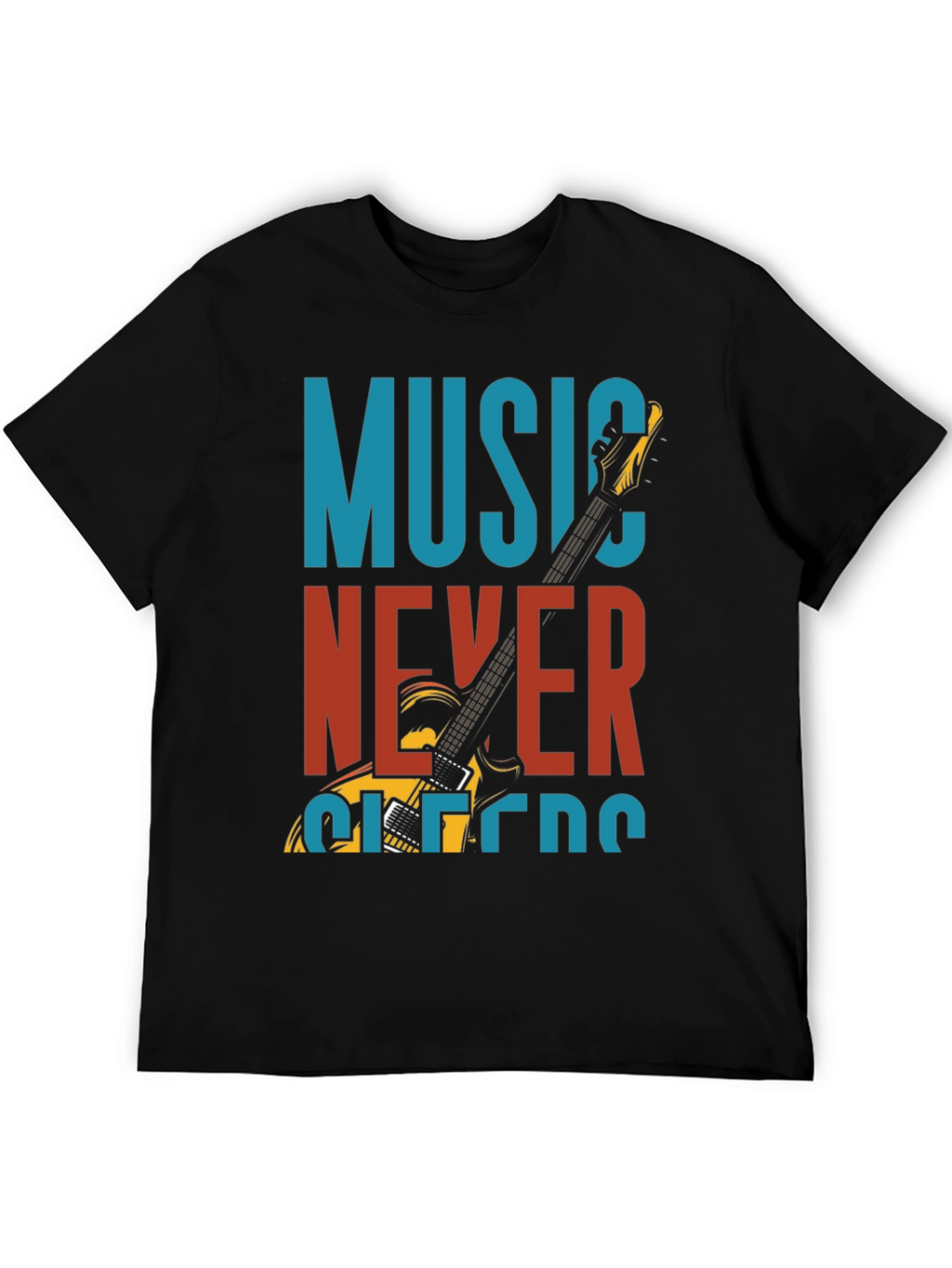 Music Never Sleeps Graphic T-Shirt