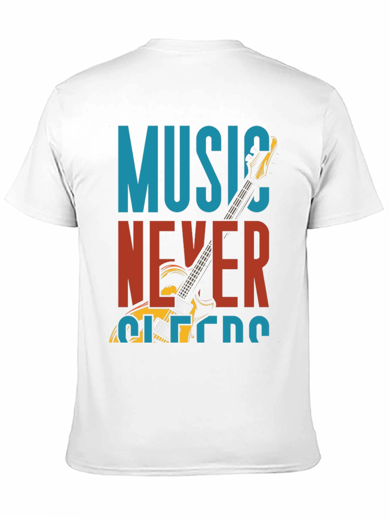 Music Never Sleeps Graphic T-Shirt
