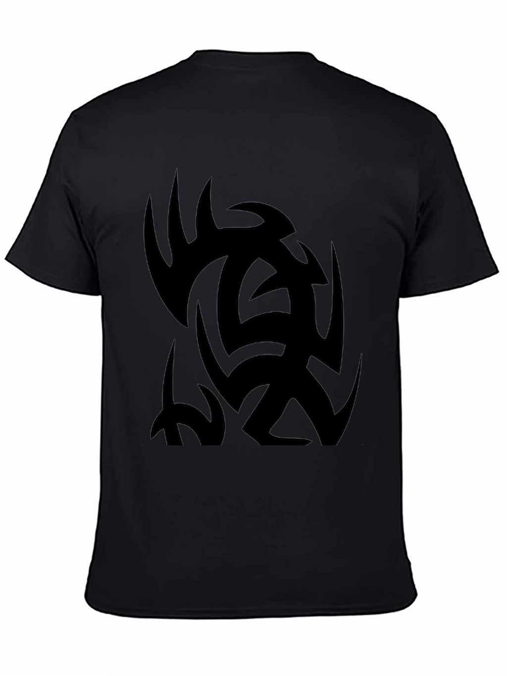Mens Black Tribal Tattoo Graphic Tee