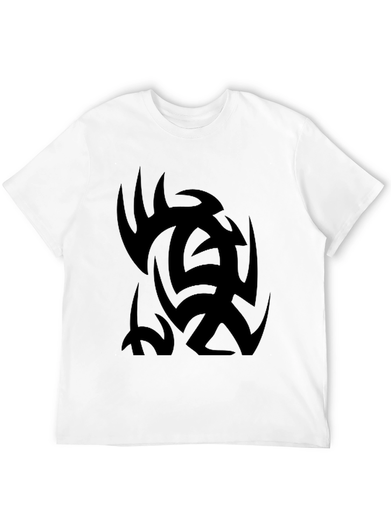 Mens Black Tribal Tattoo Graphic Tee