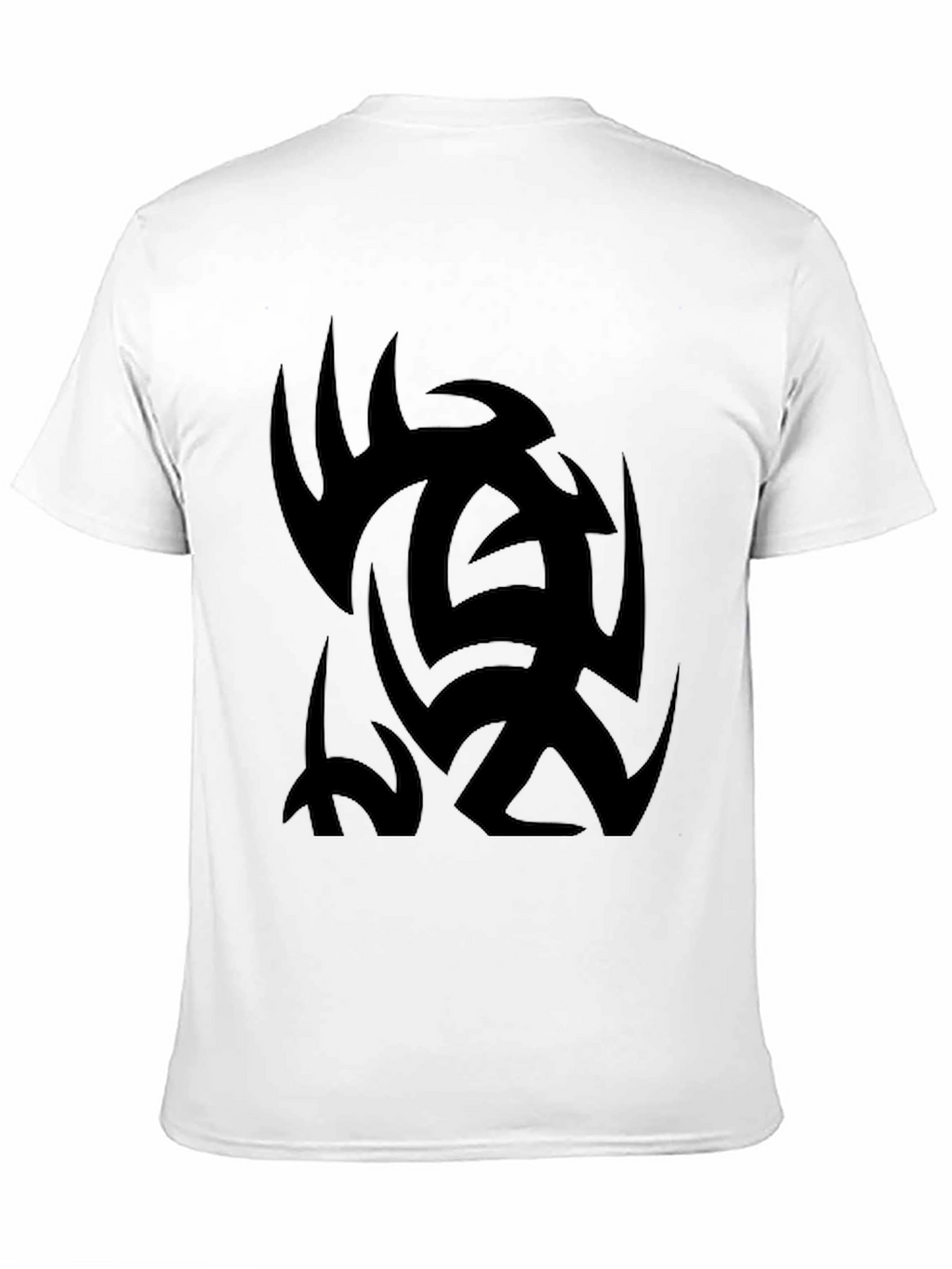 Mens Black Tribal Tattoo Graphic Tee