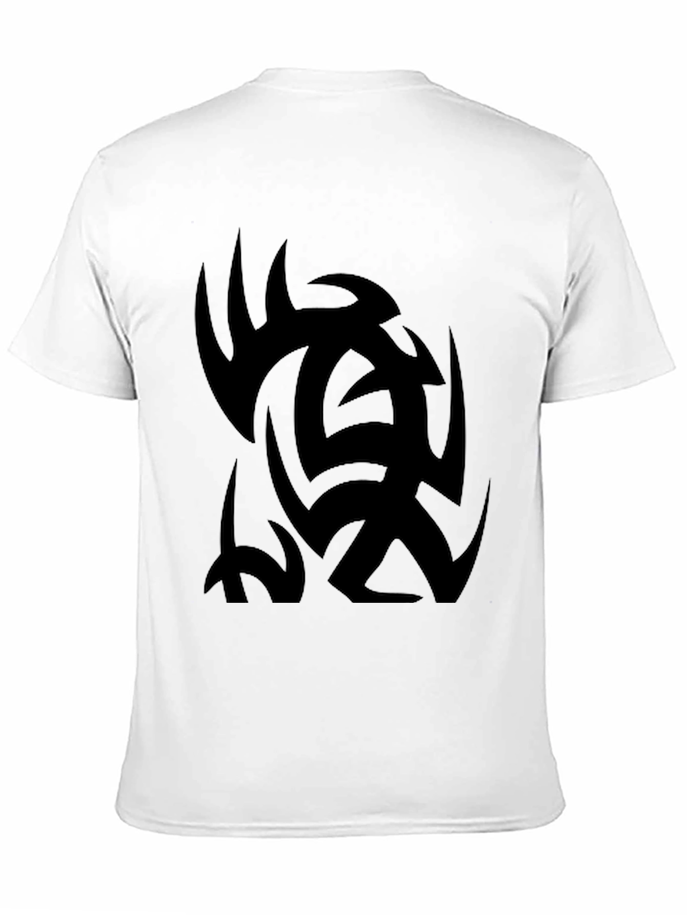 Mens Black Tribal Tattoo Graphic Tee