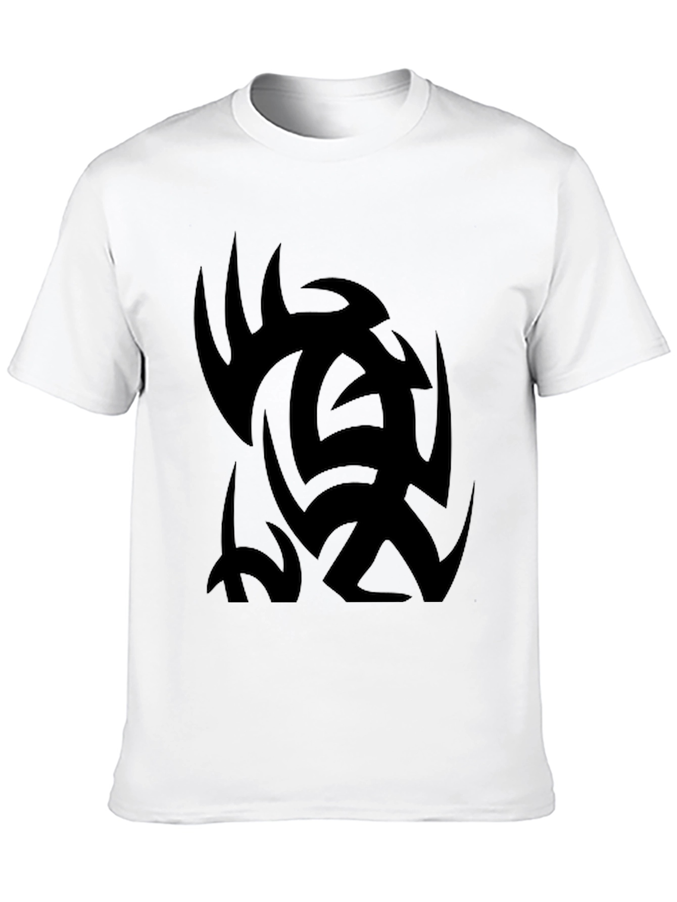 Mens Black Tribal Tattoo Graphic Tee