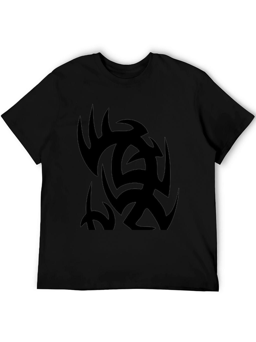 Mens Black Tribal Tattoo Graphic Tee
