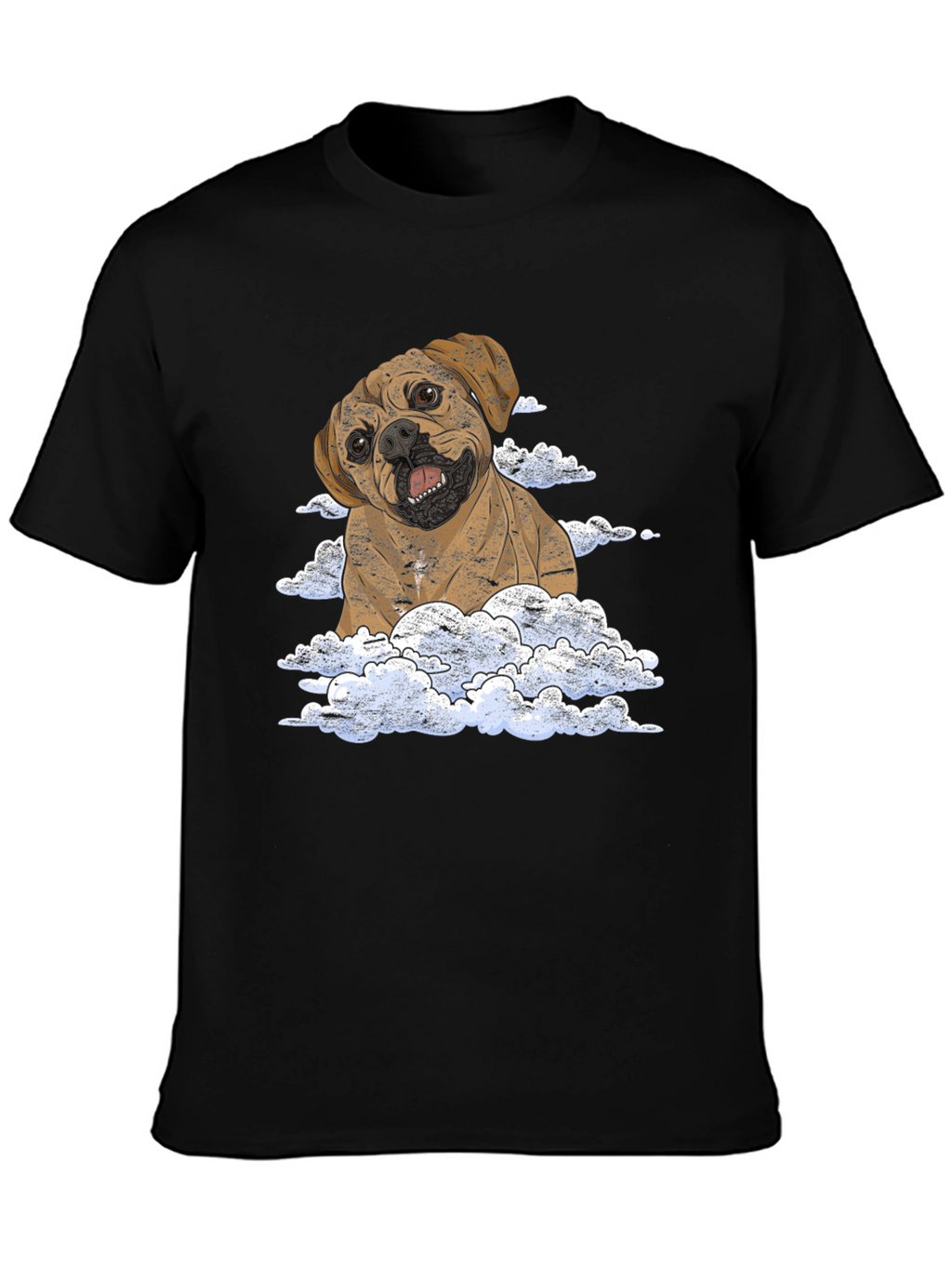 Dog in Clouds Graphic T-Shirt