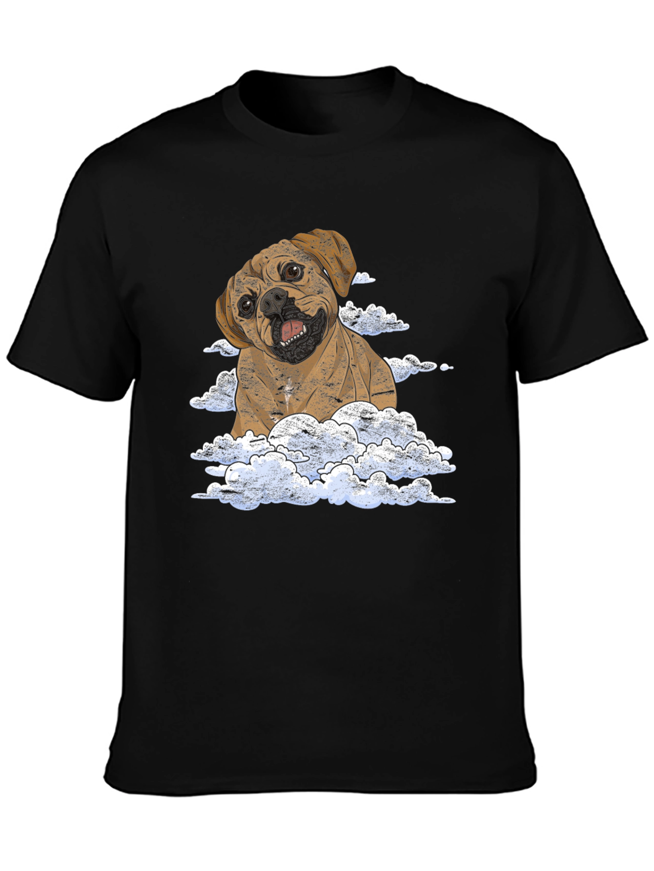 Dog in Clouds Graphic T-Shirt