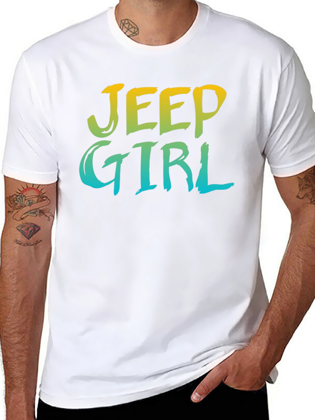 Jeep Girl Black T-Shirt