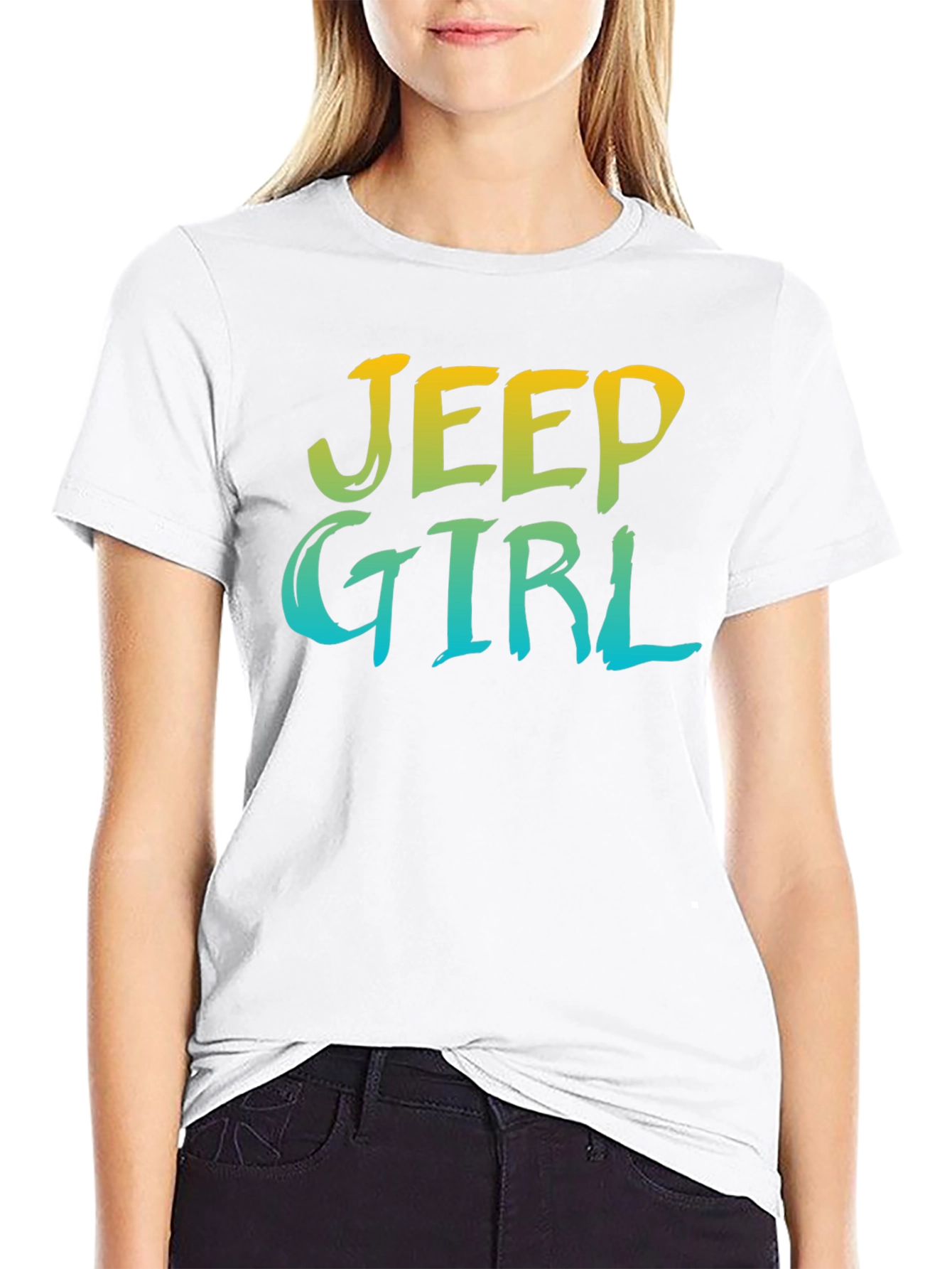 Jeep Girl Black T-Shirt