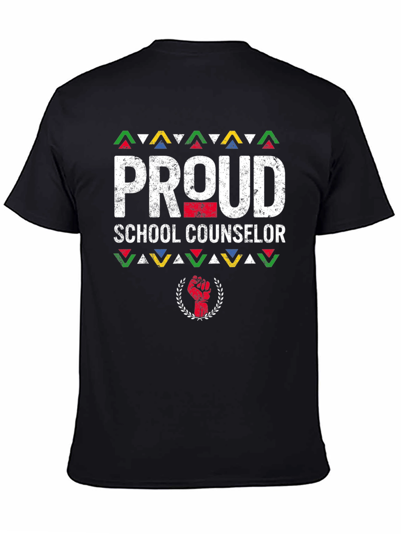 Proud School Counselor T-Shirt - Black