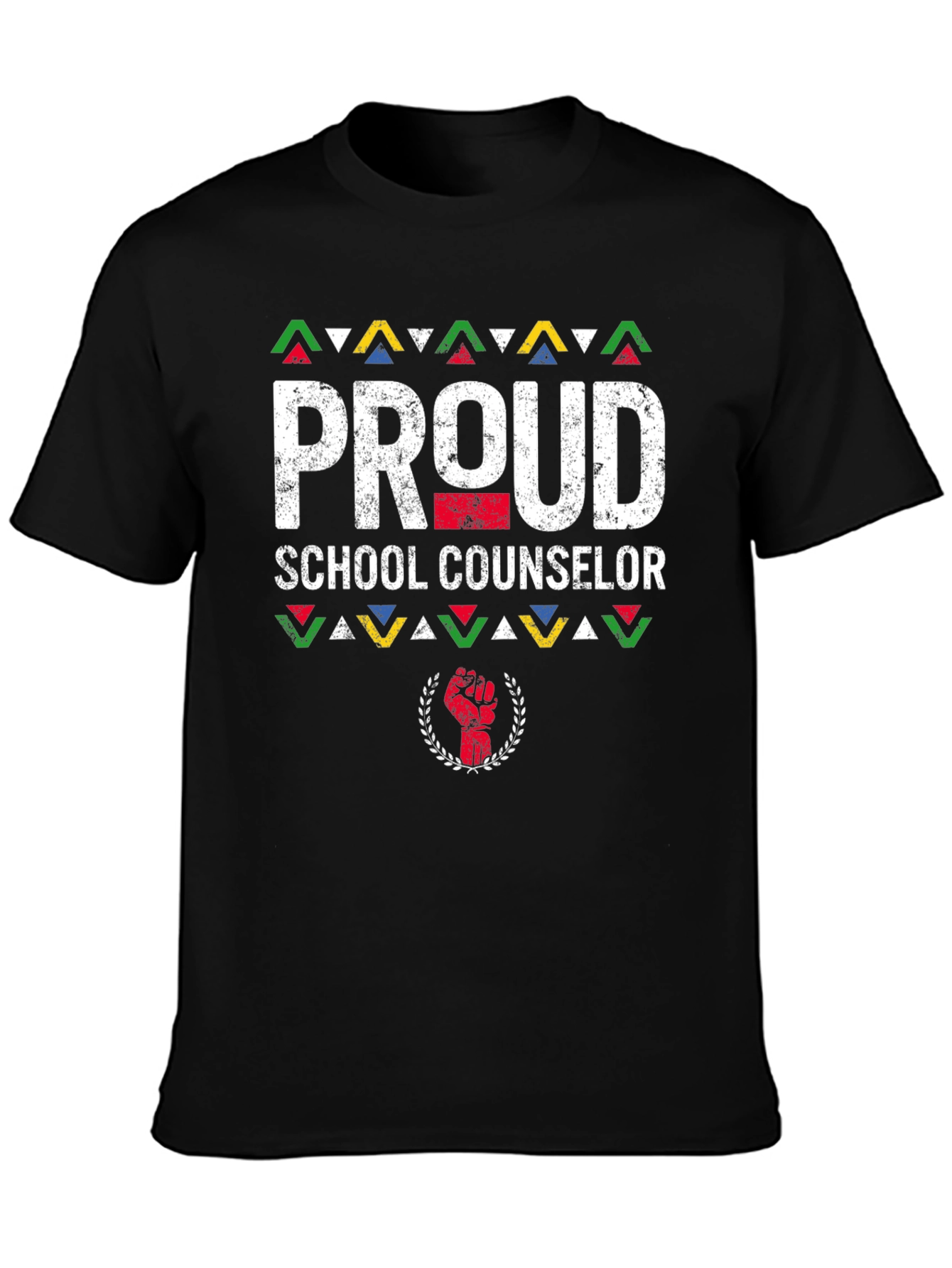 Proud School Counselor T-Shirt - Black