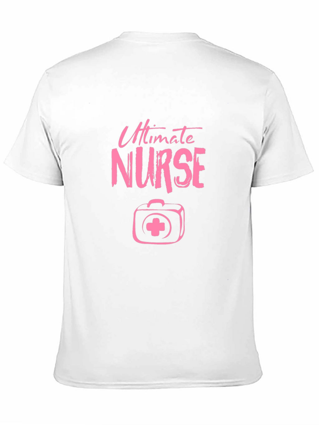 Ultimate Nurse Pink Graphic Black T-Shirt