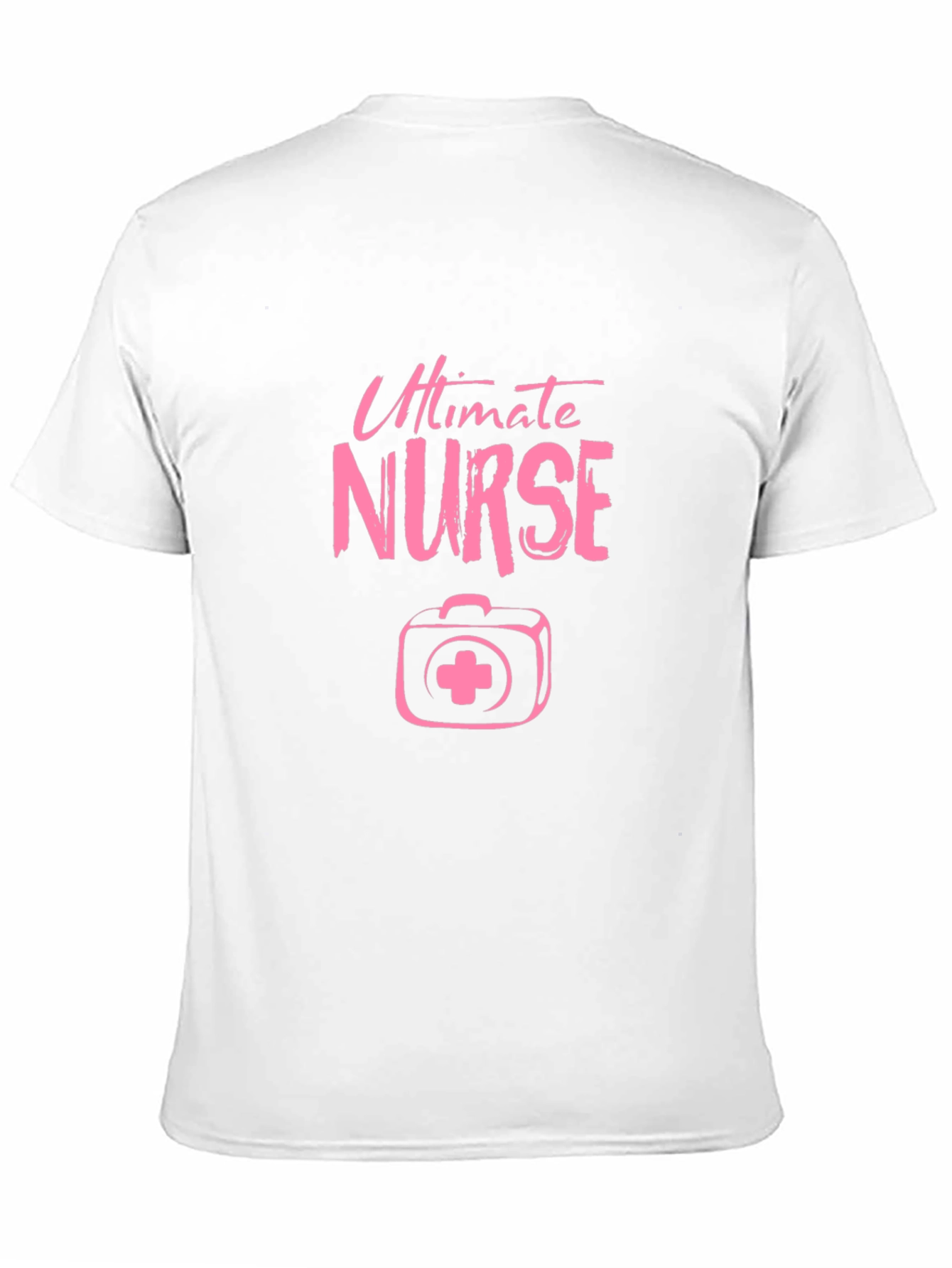 Ultimate Nurse Pink Graphic Black T-Shirt
