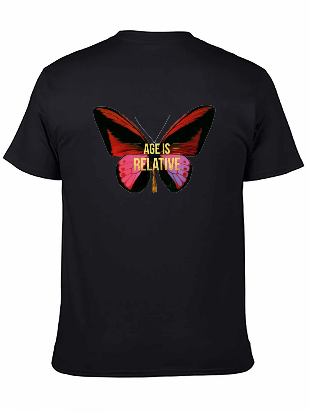 Age is Relative Butterfly Graphic Tee - Unisex