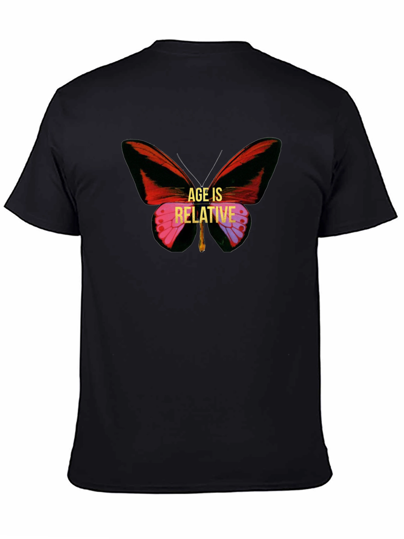 Age is Relative Butterfly Graphic Tee - Unisex