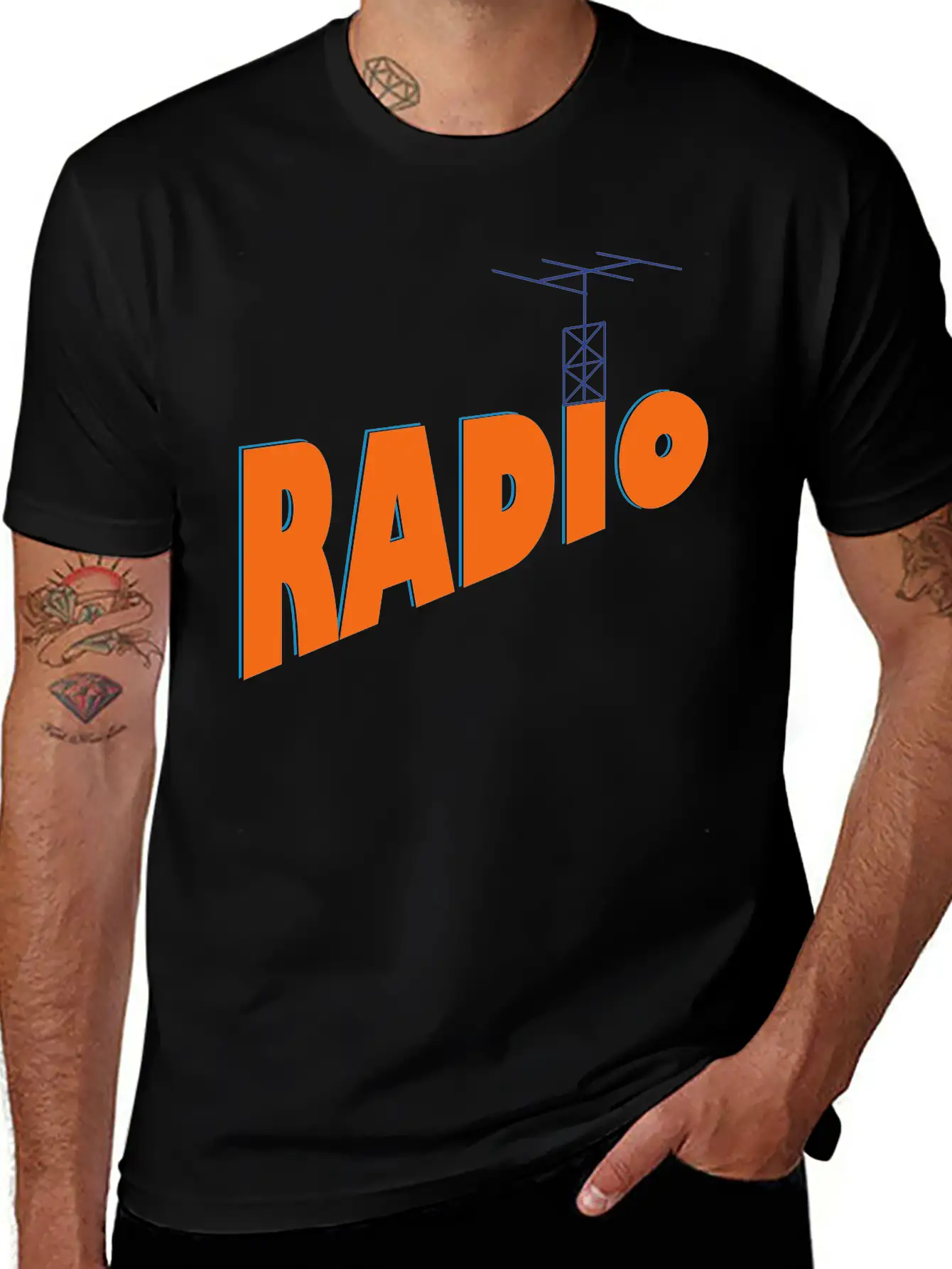 (3radio) Unisex Casual T-Shirt – Clean Design For Daily Comfort