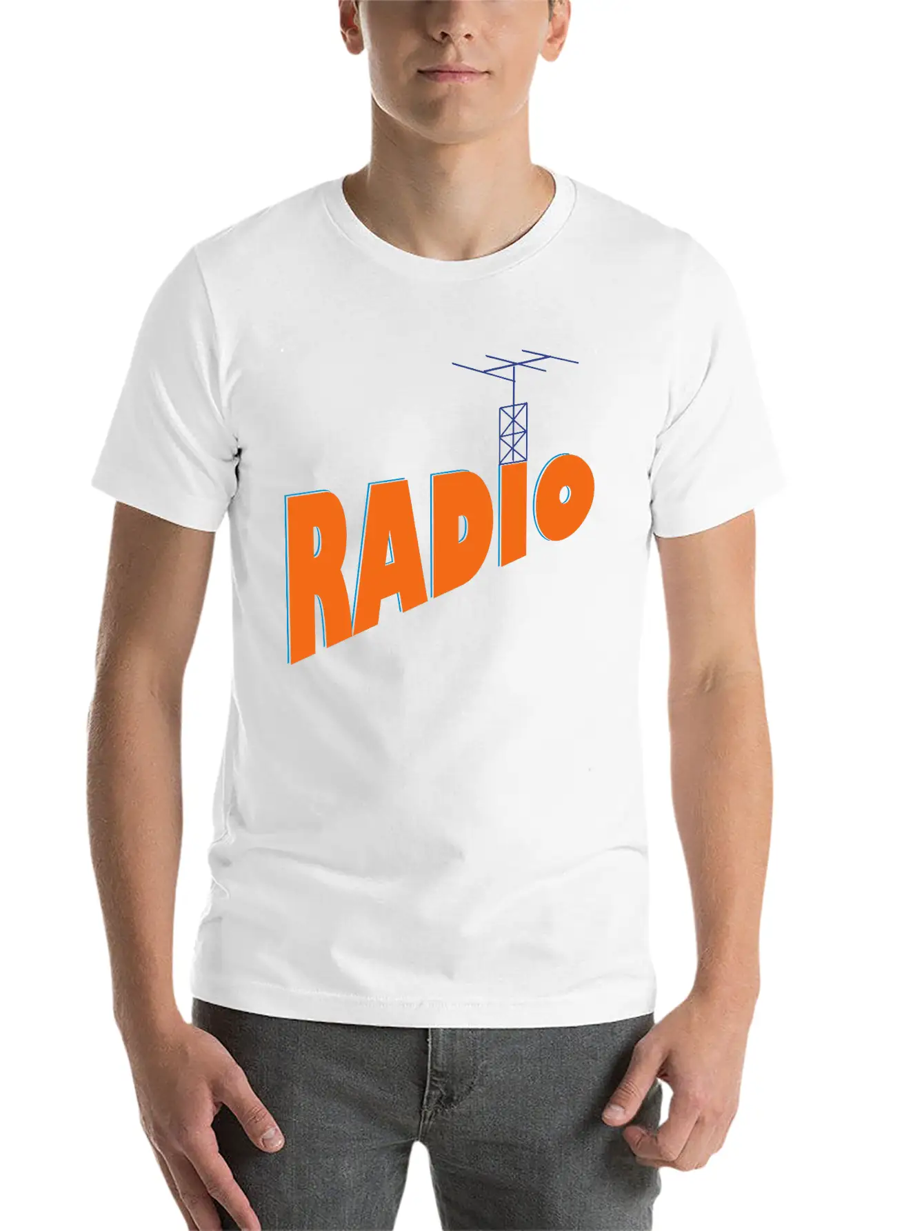 (3radio) Unisex Casual T-Shirt – Clean Design For Daily Comfort