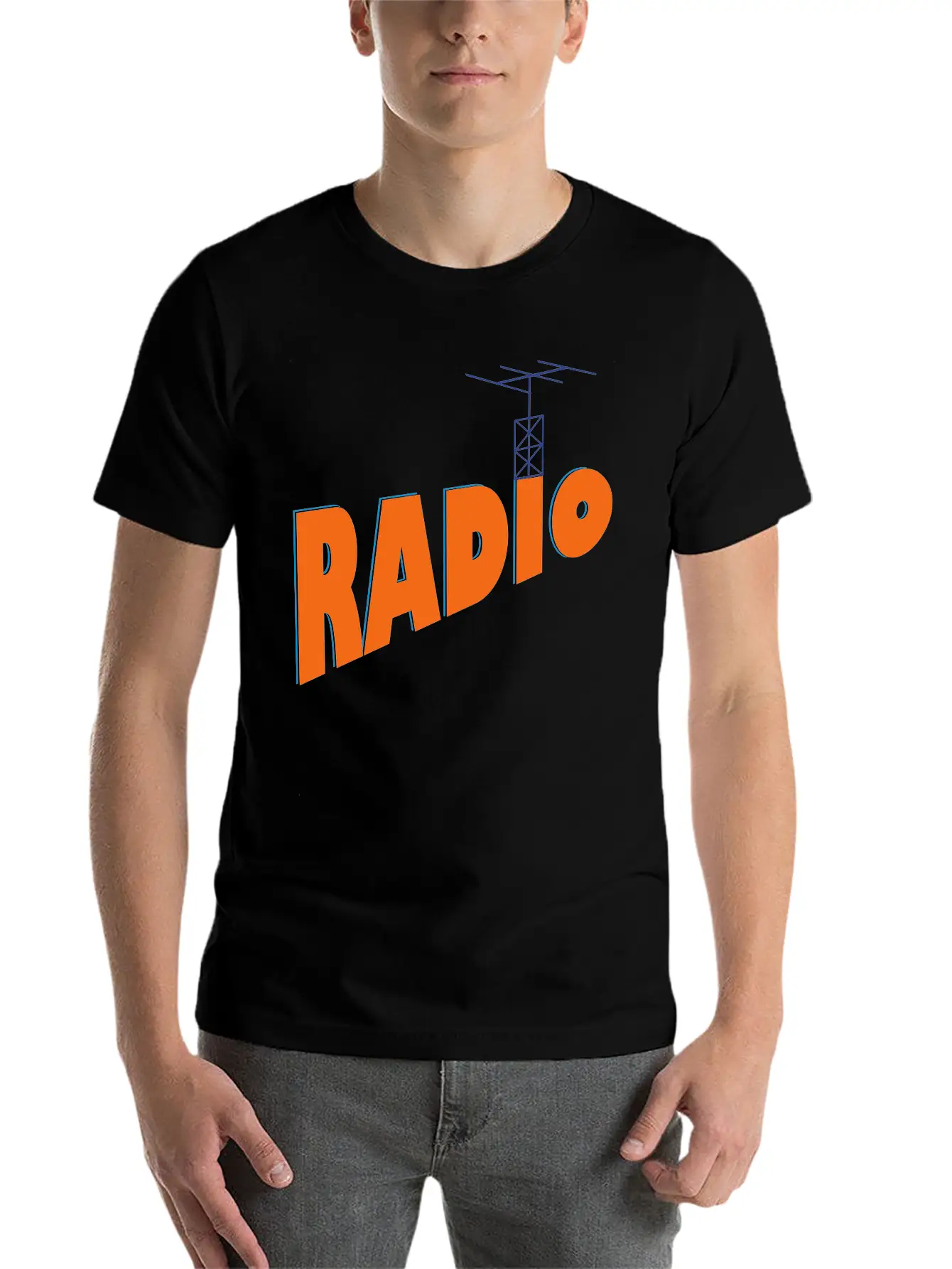 (3radio) Unisex Casual T-Shirt – Clean Design For Daily Comfort