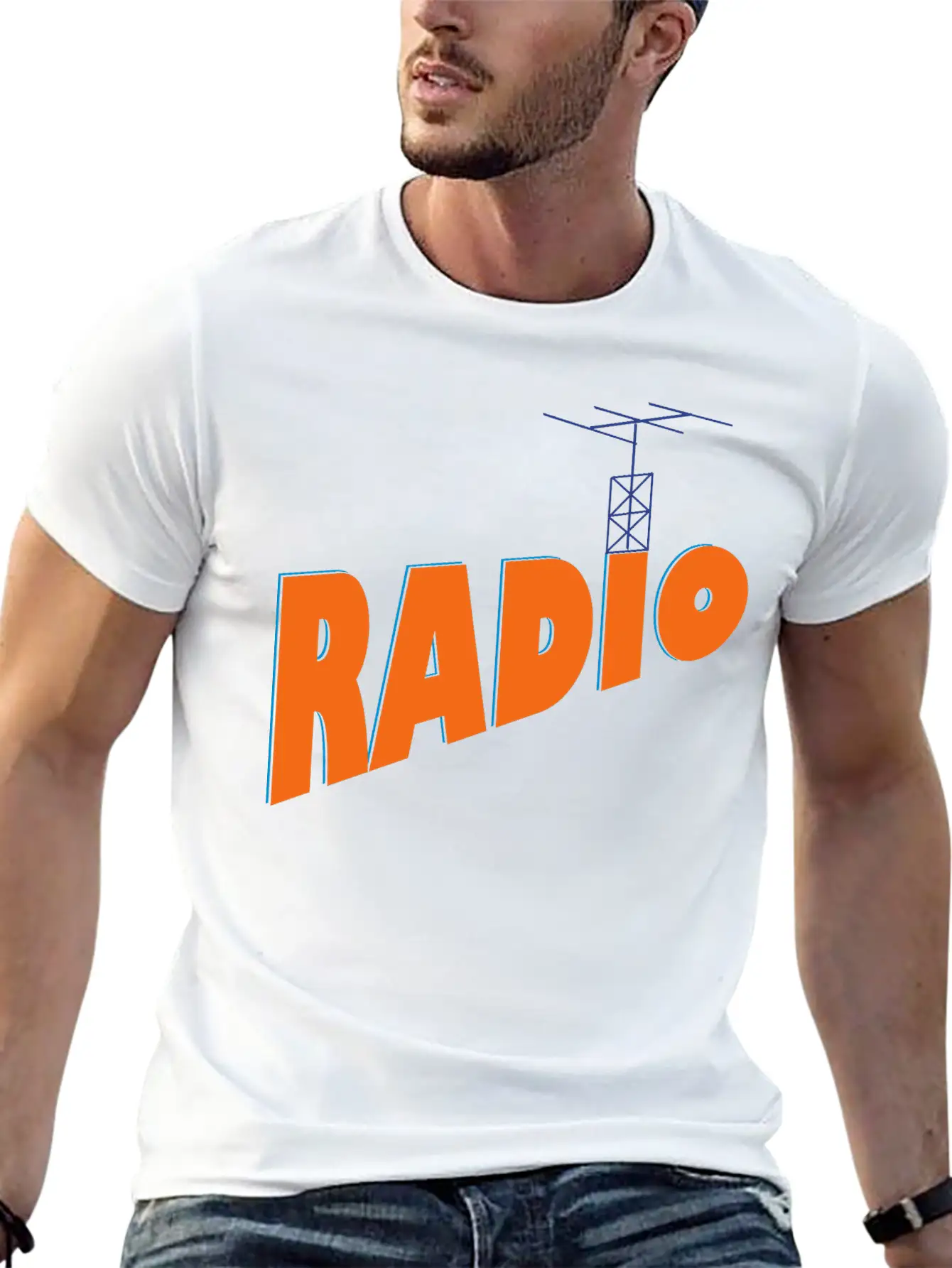 (3radio) Unisex Casual T-Shirt – Clean Design For Daily Comfort