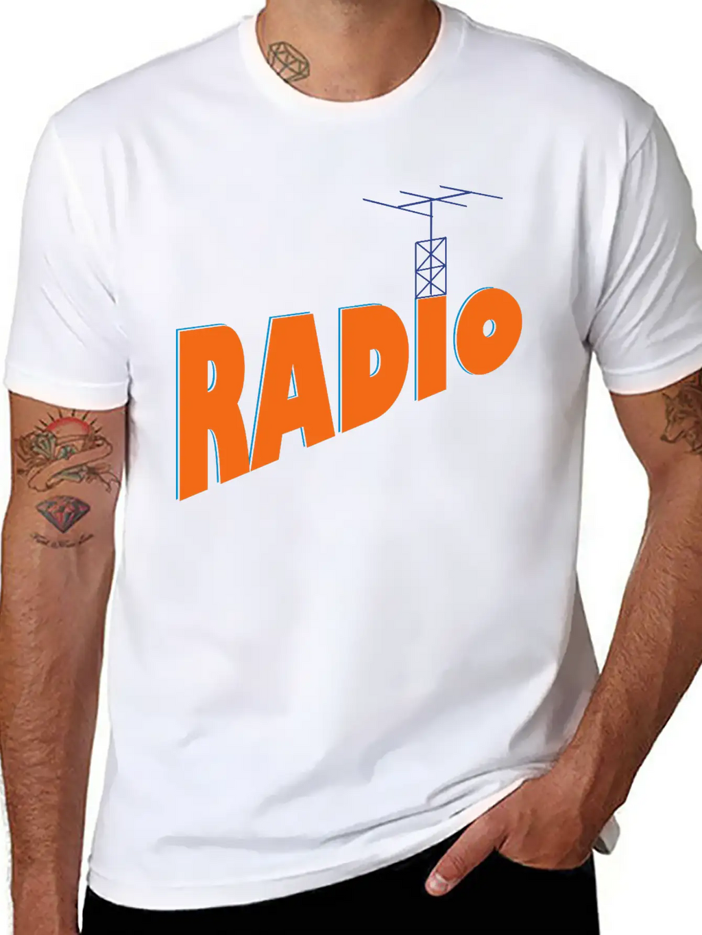 (3radio) Unisex Casual T-Shirt – Clean Design For Daily Comfort