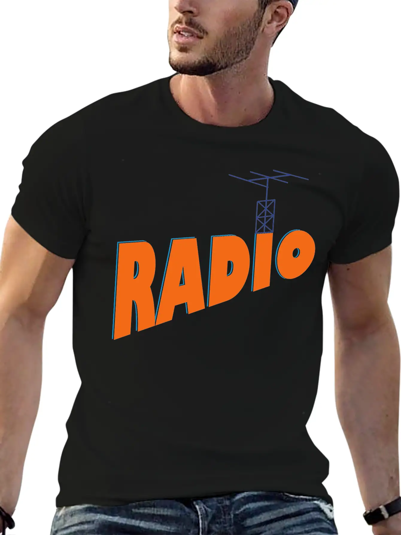 (3radio) Unisex Casual T-Shirt – Clean Design For Daily Comfort