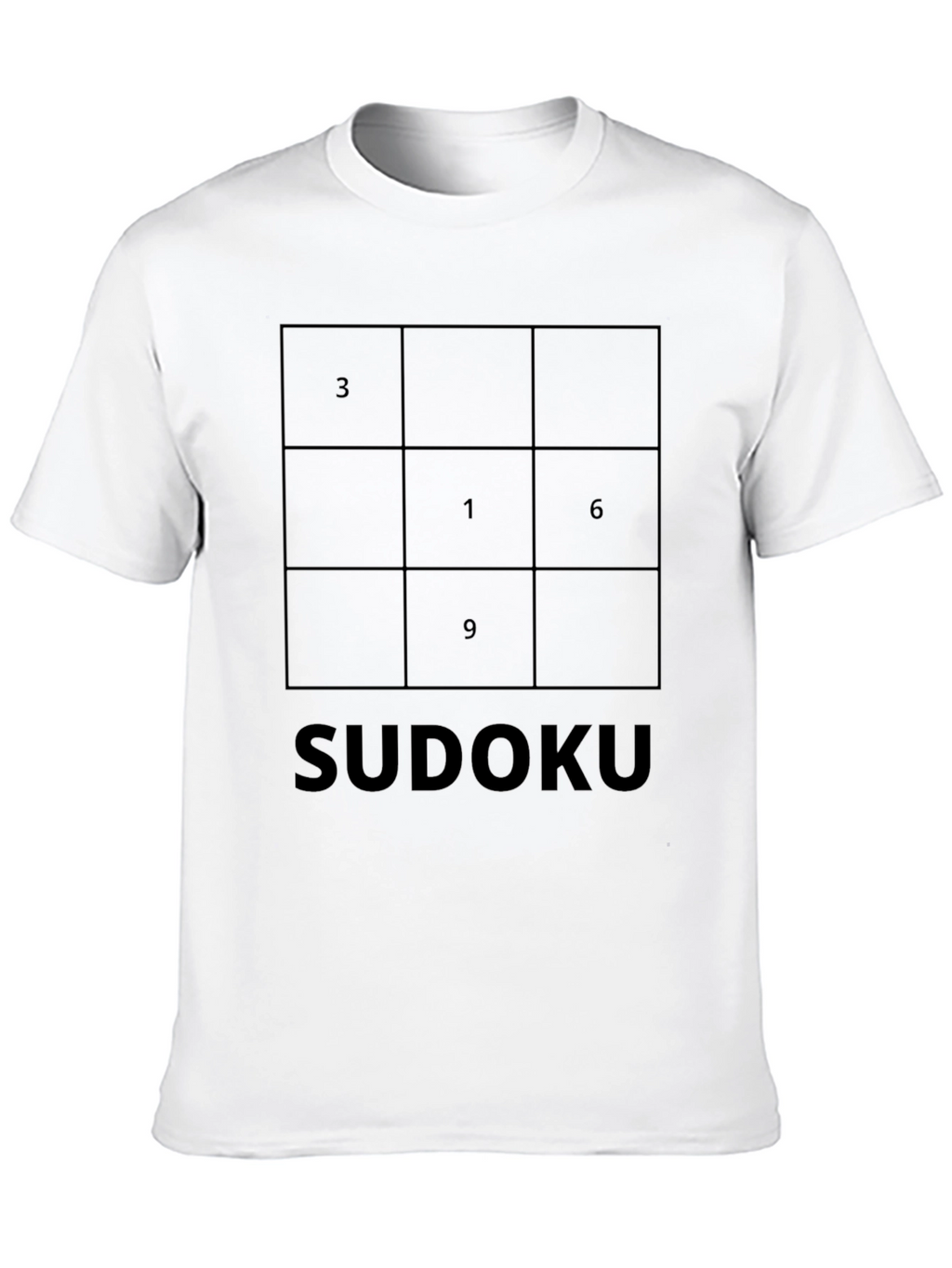 Sudoku Puzzle Black T-Shirt - Mind Games Tee