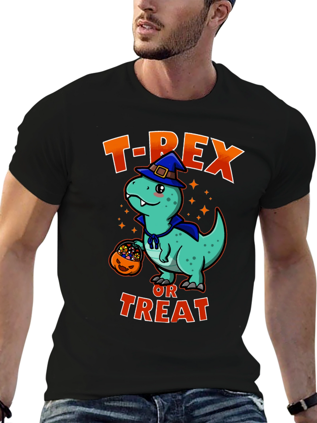 T-Rex Trick or Treat Halloween Shirt