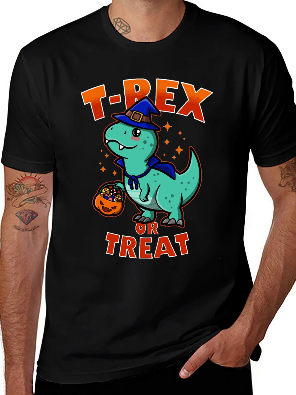 T-Rex Trick or Treat Halloween Shirt