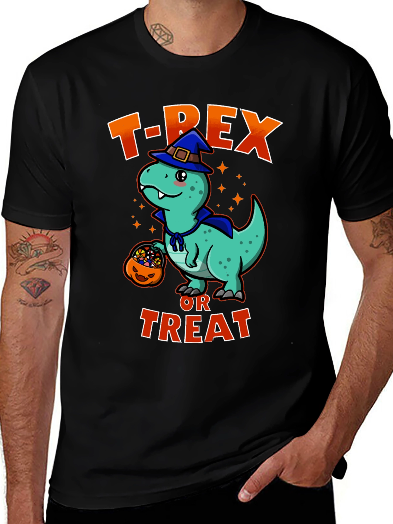 T-Rex Trick or Treat Halloween Shirt