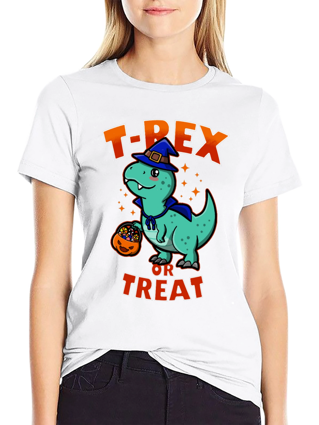 T-Rex Trick or Treat Halloween Shirt