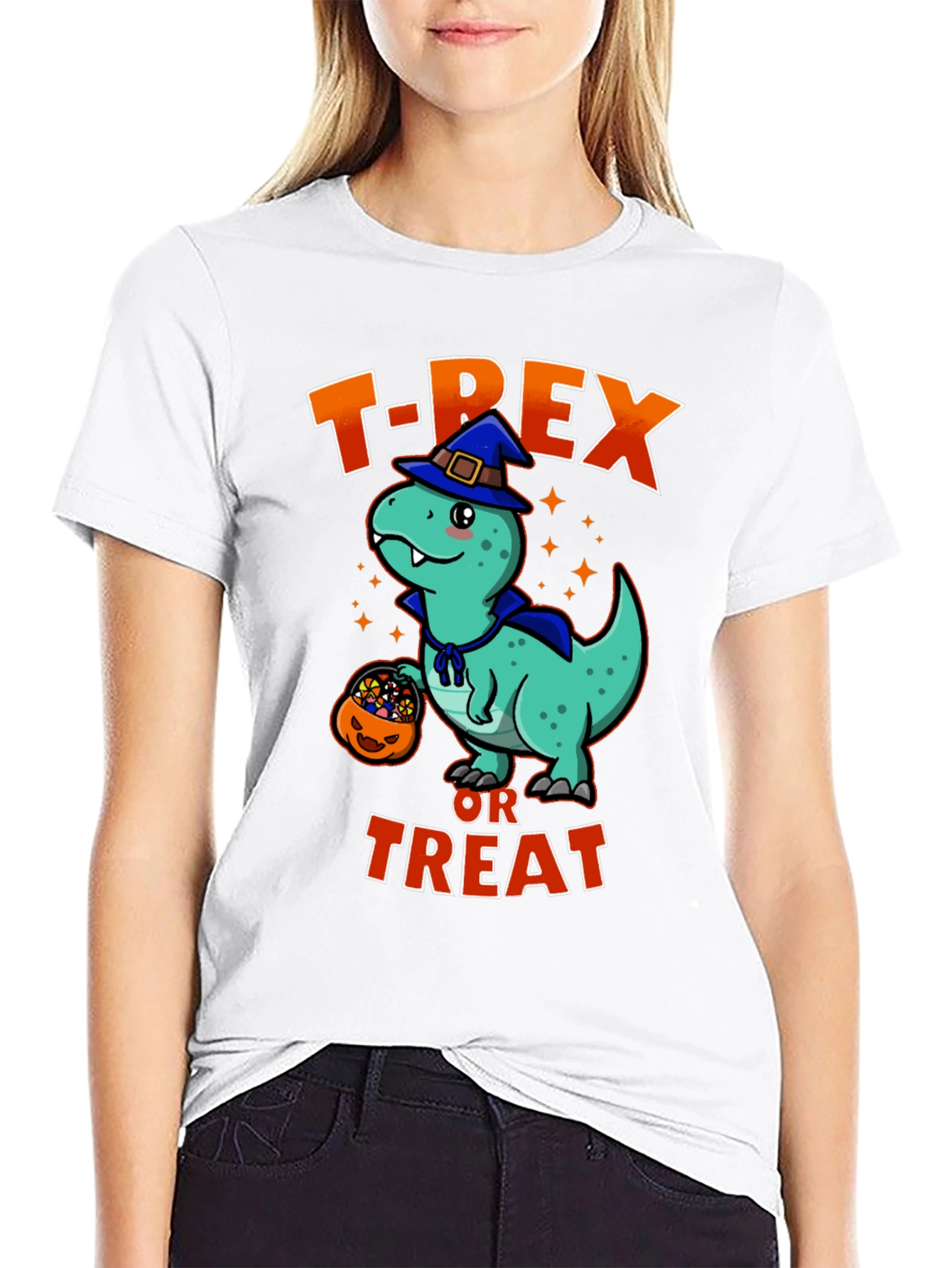 T-Rex Trick or Treat Halloween Shirt