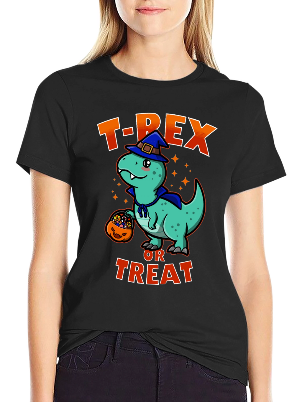 T-Rex Trick or Treat Halloween Shirt