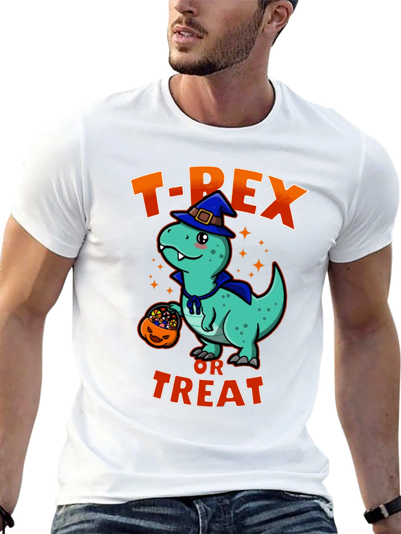 T-Rex Trick or Treat Halloween Shirt