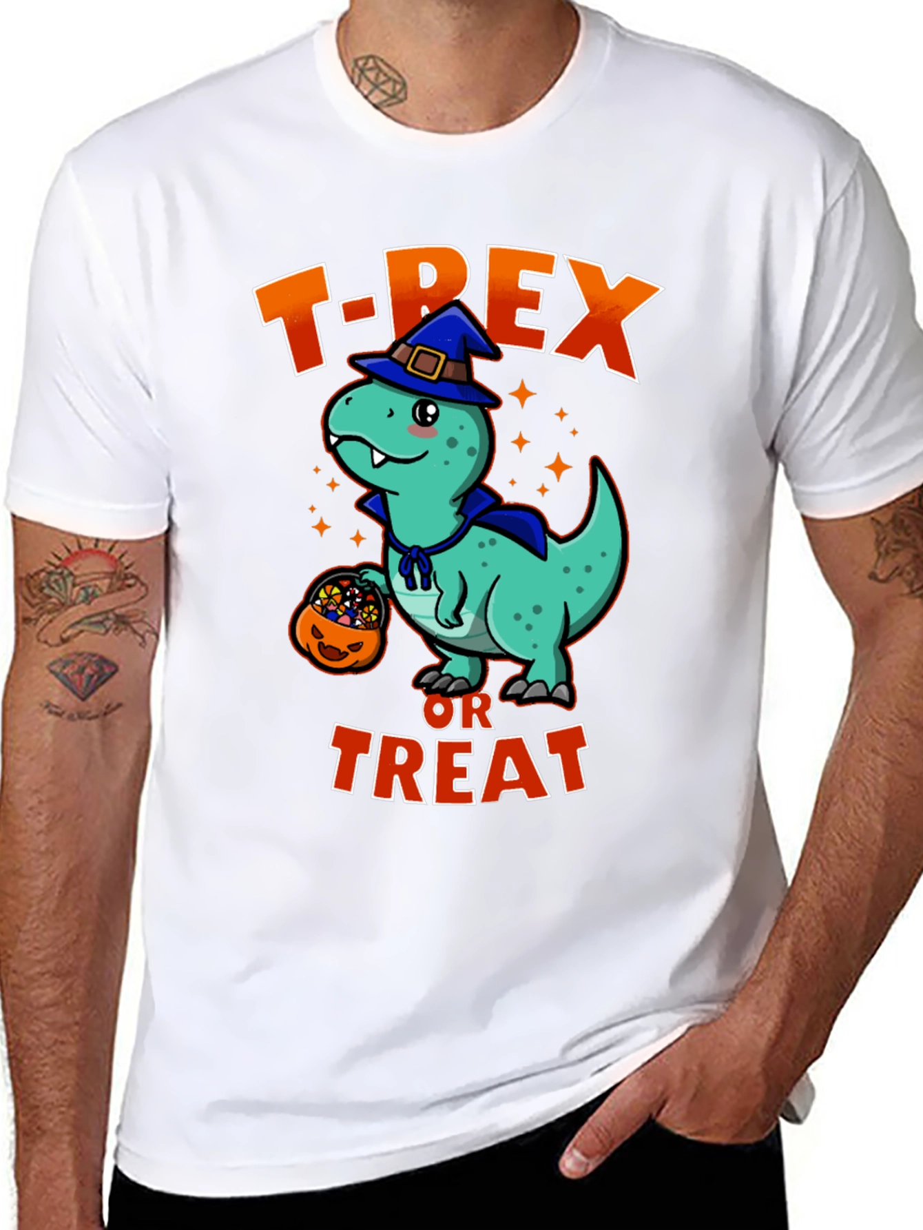 T-Rex Trick or Treat Halloween Shirt