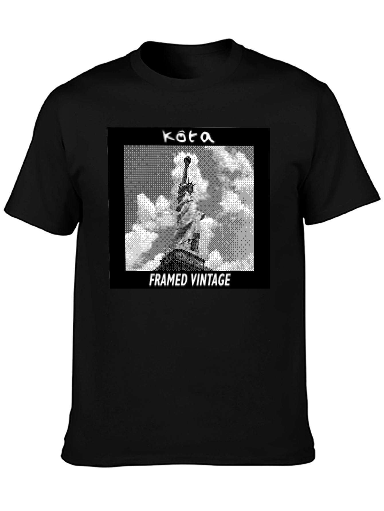 Framed Vintage Statue Graphic Tee