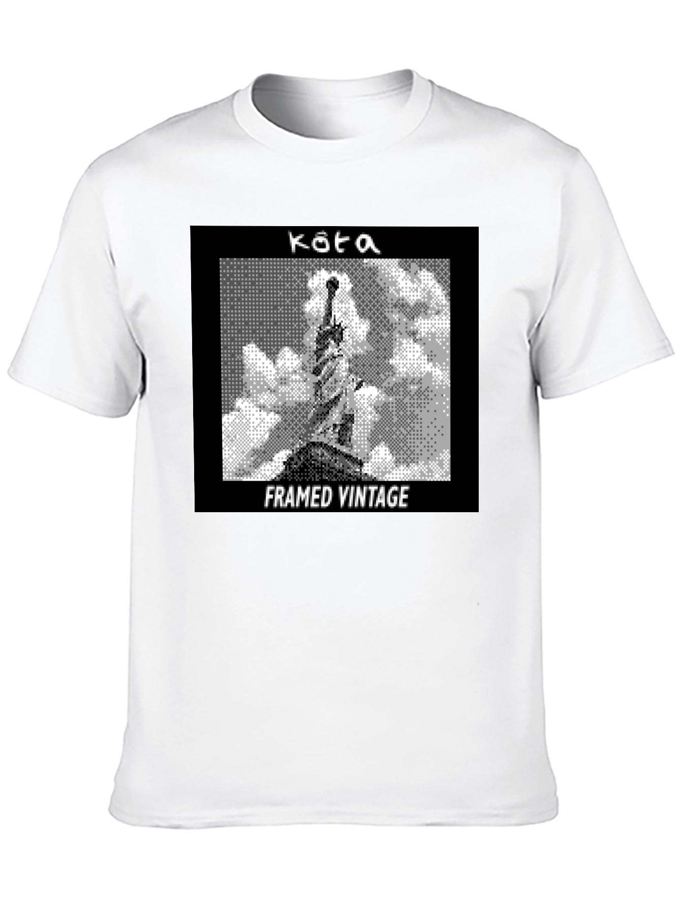 Framed Vintage Statue Graphic Tee