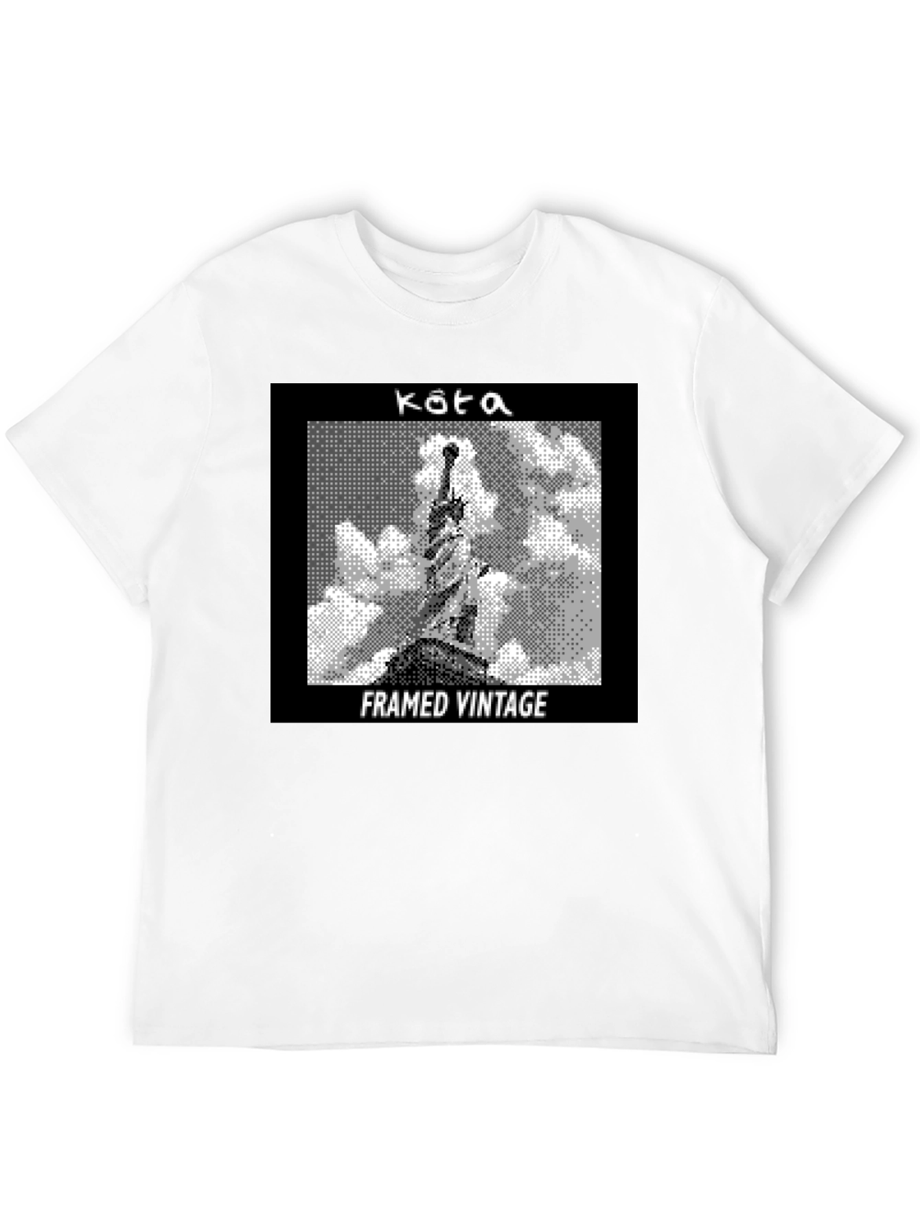 Framed Vintage Statue Graphic Tee
