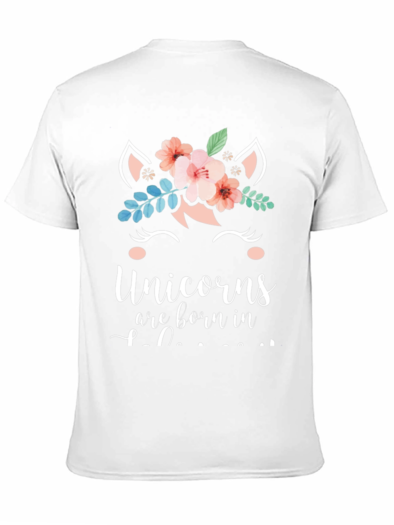 Unicorn Birthday T-Shirt - Born In [Month]