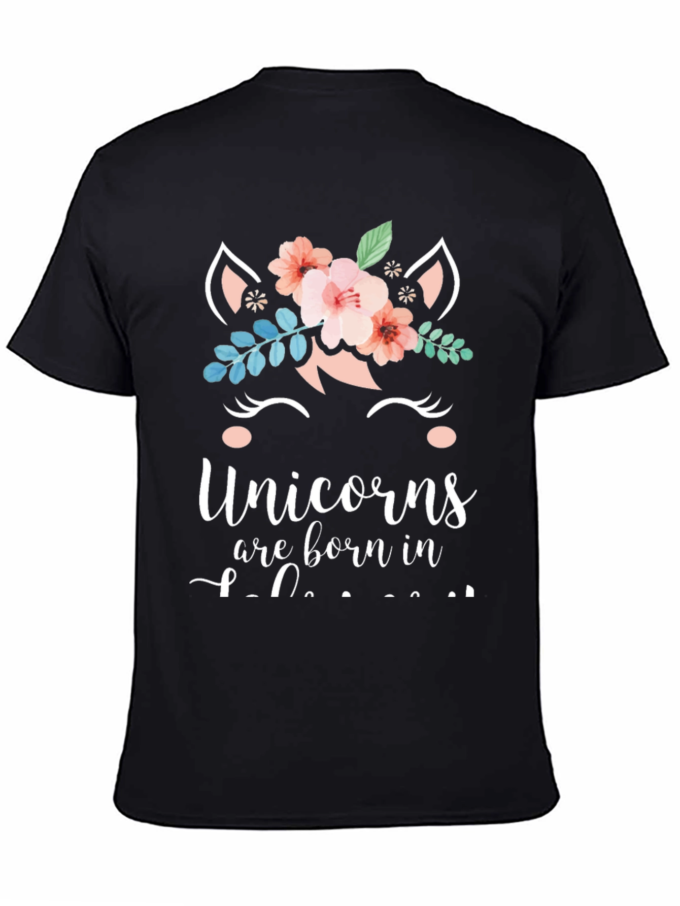 Unicorn Birthday T-Shirt - Born In [Month]