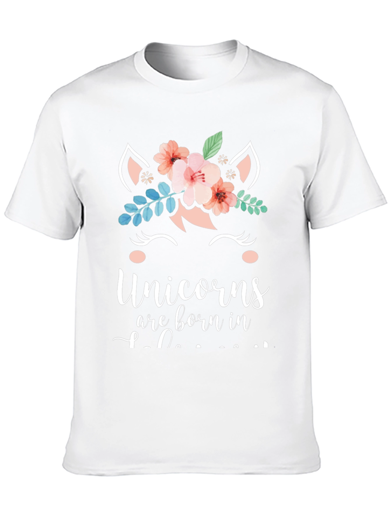 Unicorn Birthday T-Shirt - Born In [Month]