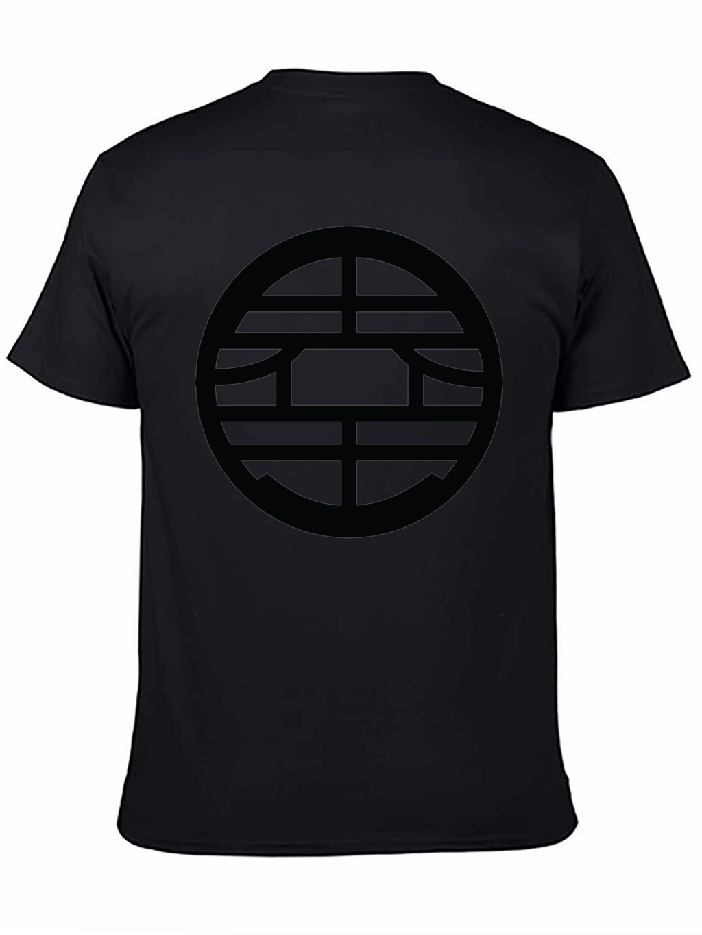 Mens Black Symbol Graphic T-Shirt