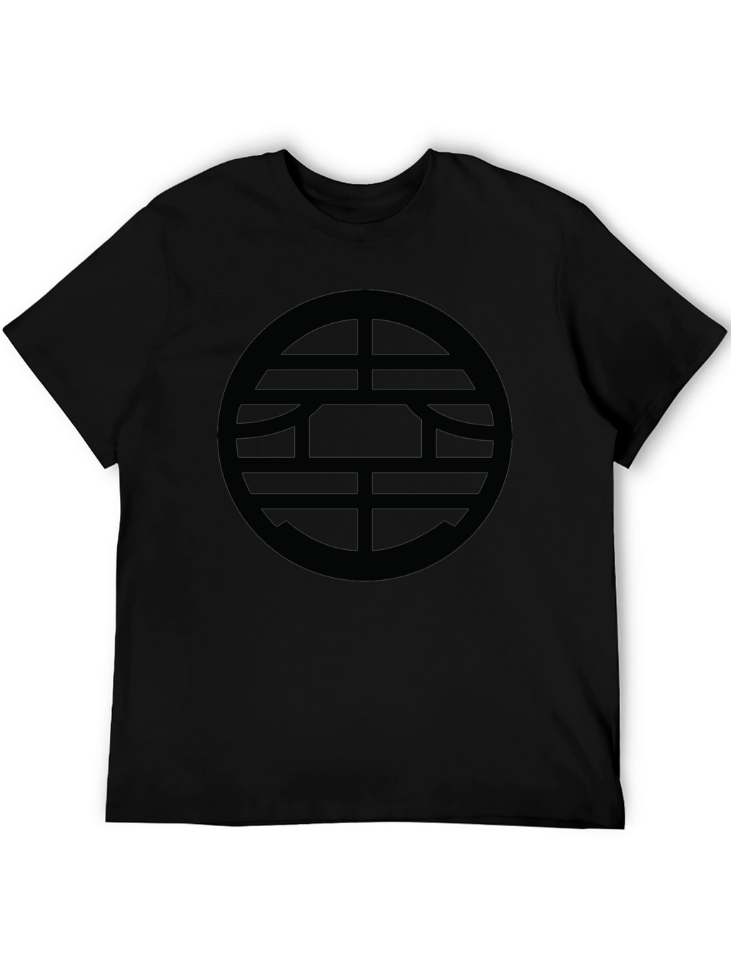 Mens Black Symbol Graphic T-Shirt