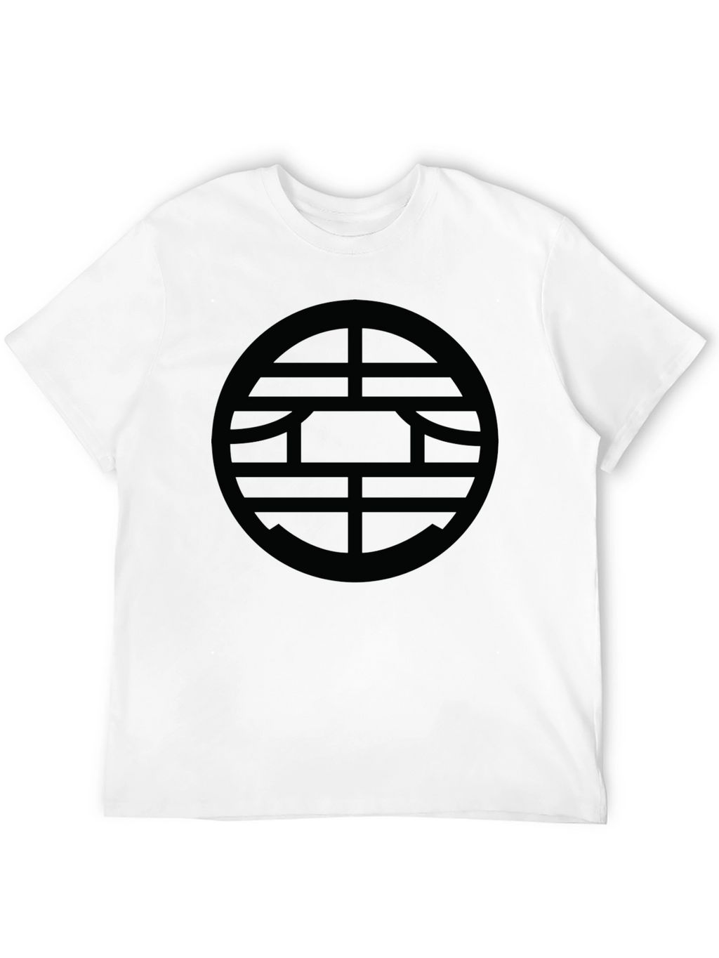 Mens Black Symbol Graphic T-Shirt