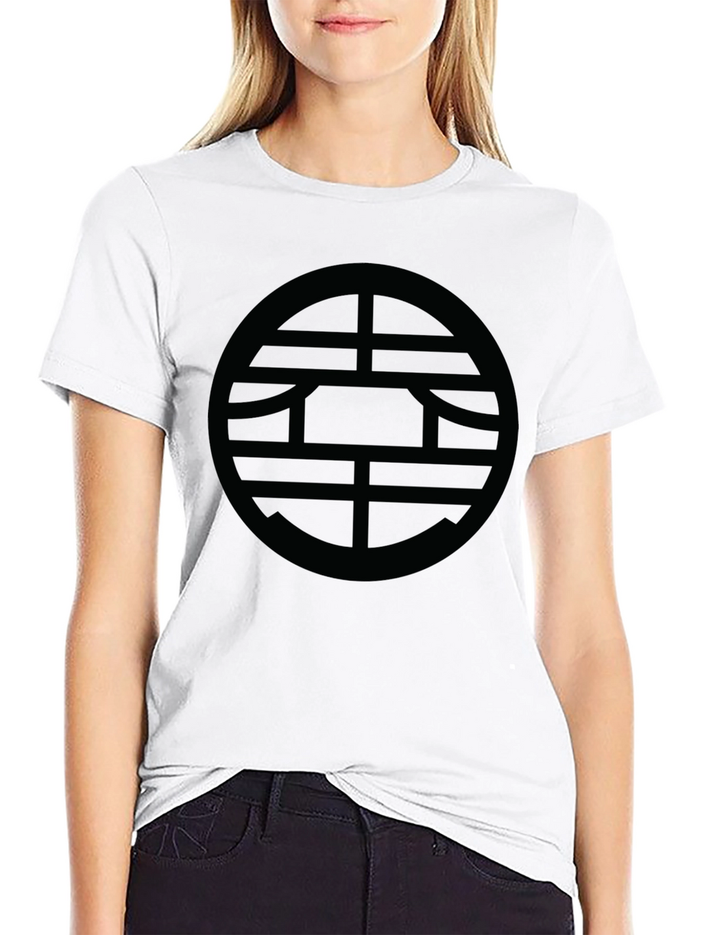 Mens Black Symbol Graphic T-Shirt