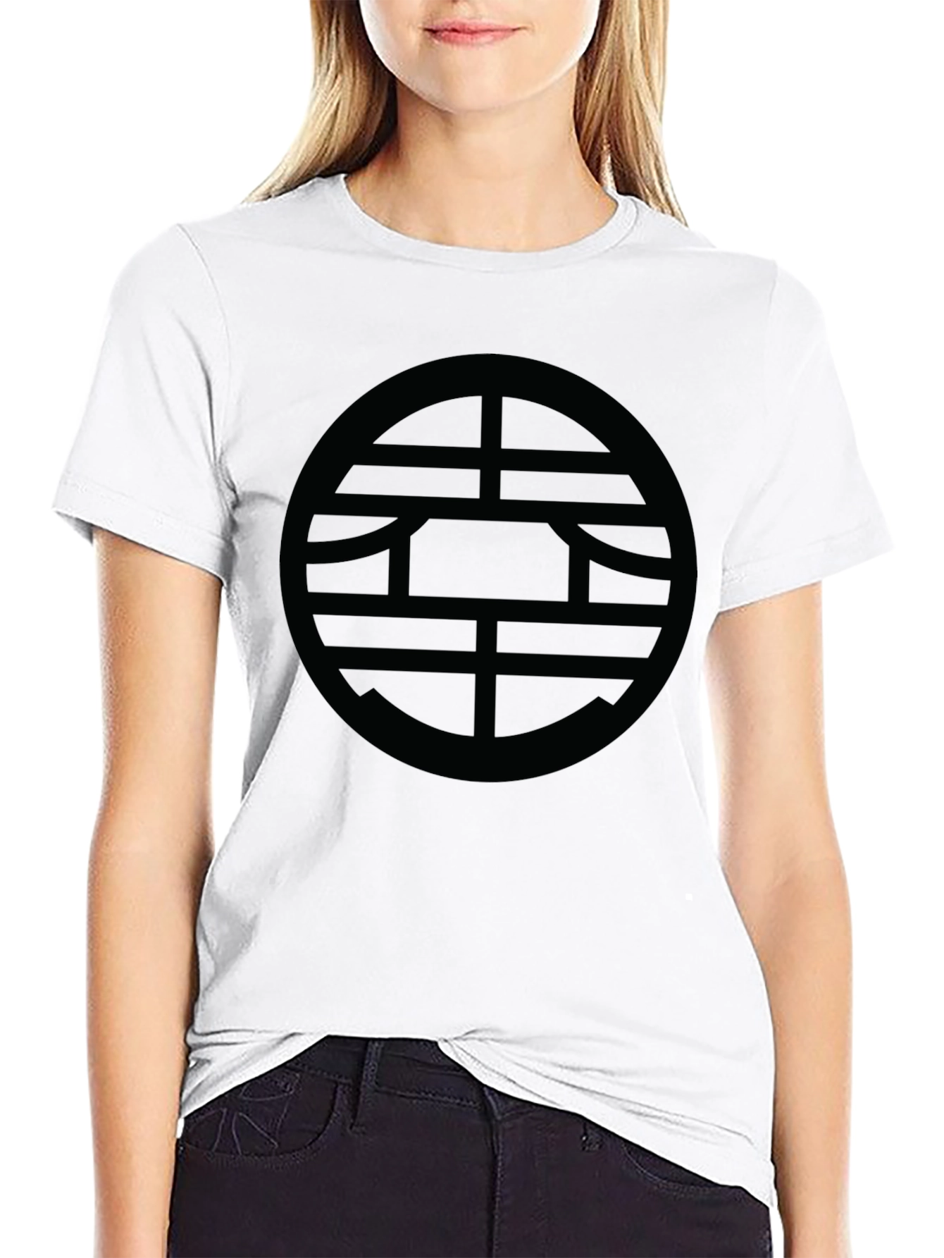 Mens Black Symbol Graphic T-Shirt