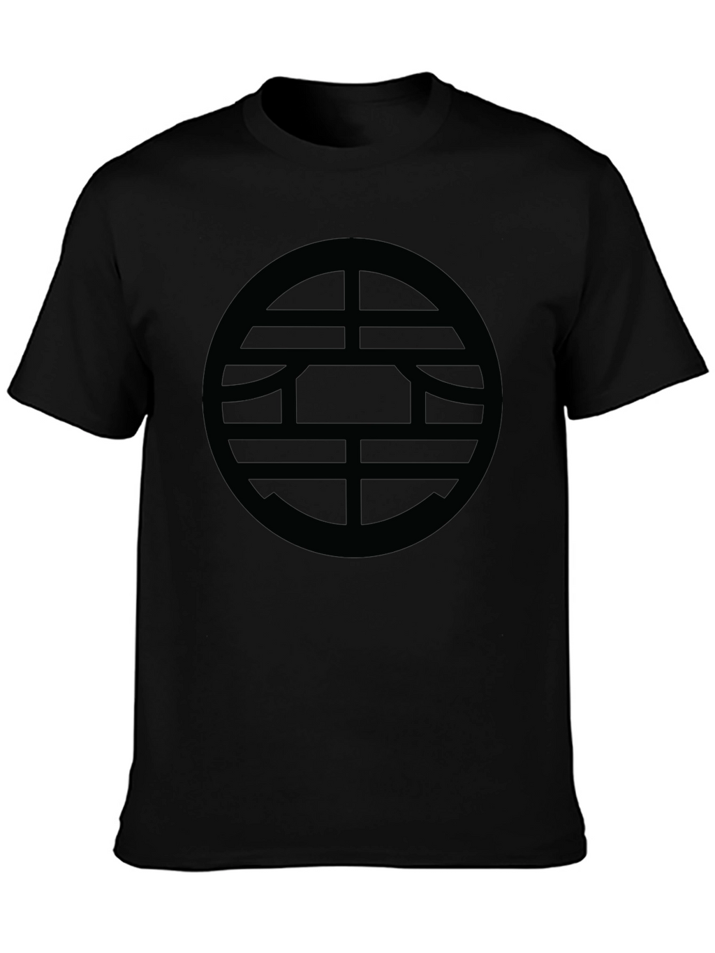 Mens Black Symbol Graphic T-Shirt