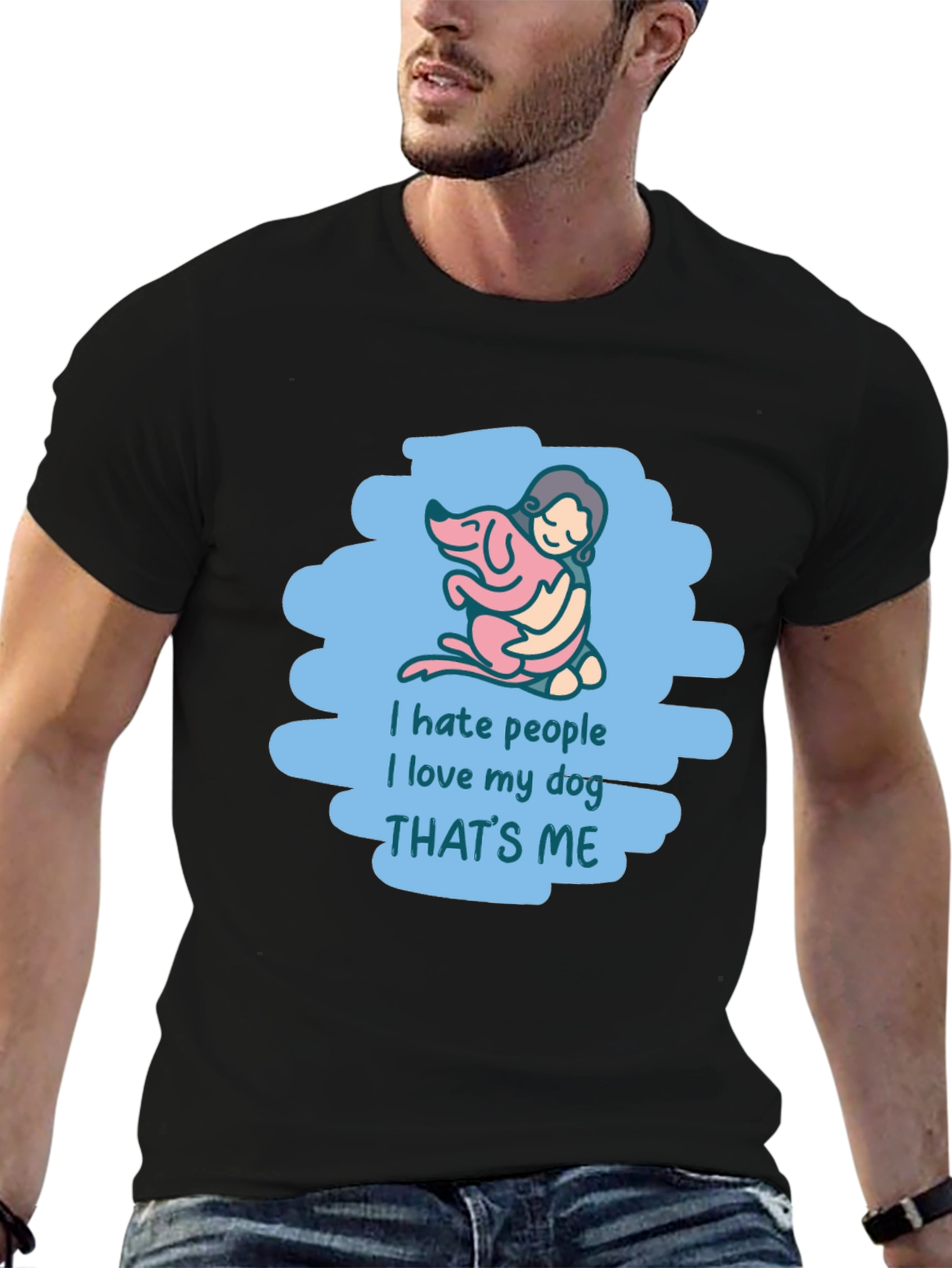 I Hate People I Love My Dog T-Shirt